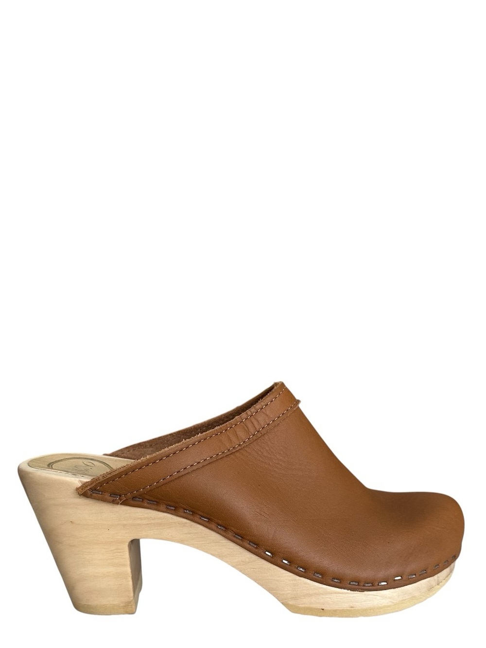 No 6 Old School Clog High Heels